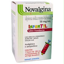 Novalgina xarope infantil SANOFI-AVENTIS 100ml Novalgina xarope infantil SANOFI-AVENTIS 100ml