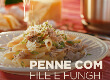 Penne com Filé e Funghi                                                                             