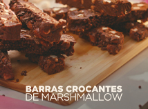 <br>Barras Crocantes de Marshmallow 