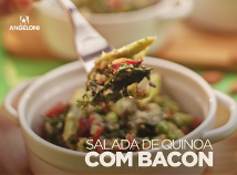 Salada de Quinoa com Bacon 