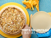 Torta de Lentilha e Batata-Doce 