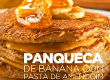 Panqueca de banana com pasta de amendoim                                                            