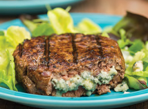 Hambúrguer Recheado de Gorgonzola