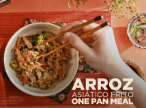 Arroz Asiático Frito - One Pan Meal 