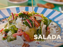 Salada Grega em Fitas