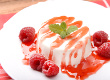 Panna Cotta com Calda de Amoras                                                                     