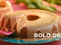 <br>Bolo de Irish Coffee