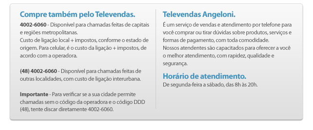 Televendas (48) 4002.6060